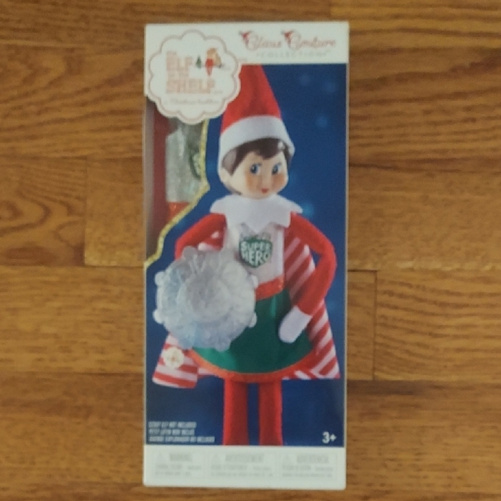 Elf on the Shelf Scout Elf Superhero Girl Couture Outfit, NIB